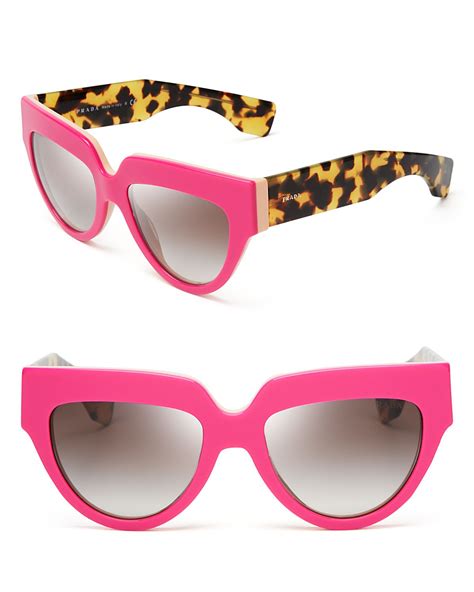 pink prada alternate fit sunglasses|prada sunglasses women pink.